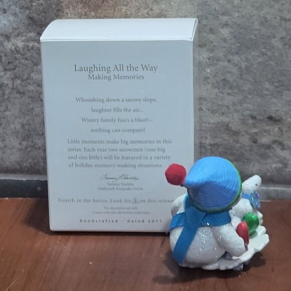Hallmark Laughing All The Way Making Memories 2011 Christmas Ornament - Picture 2 of 12